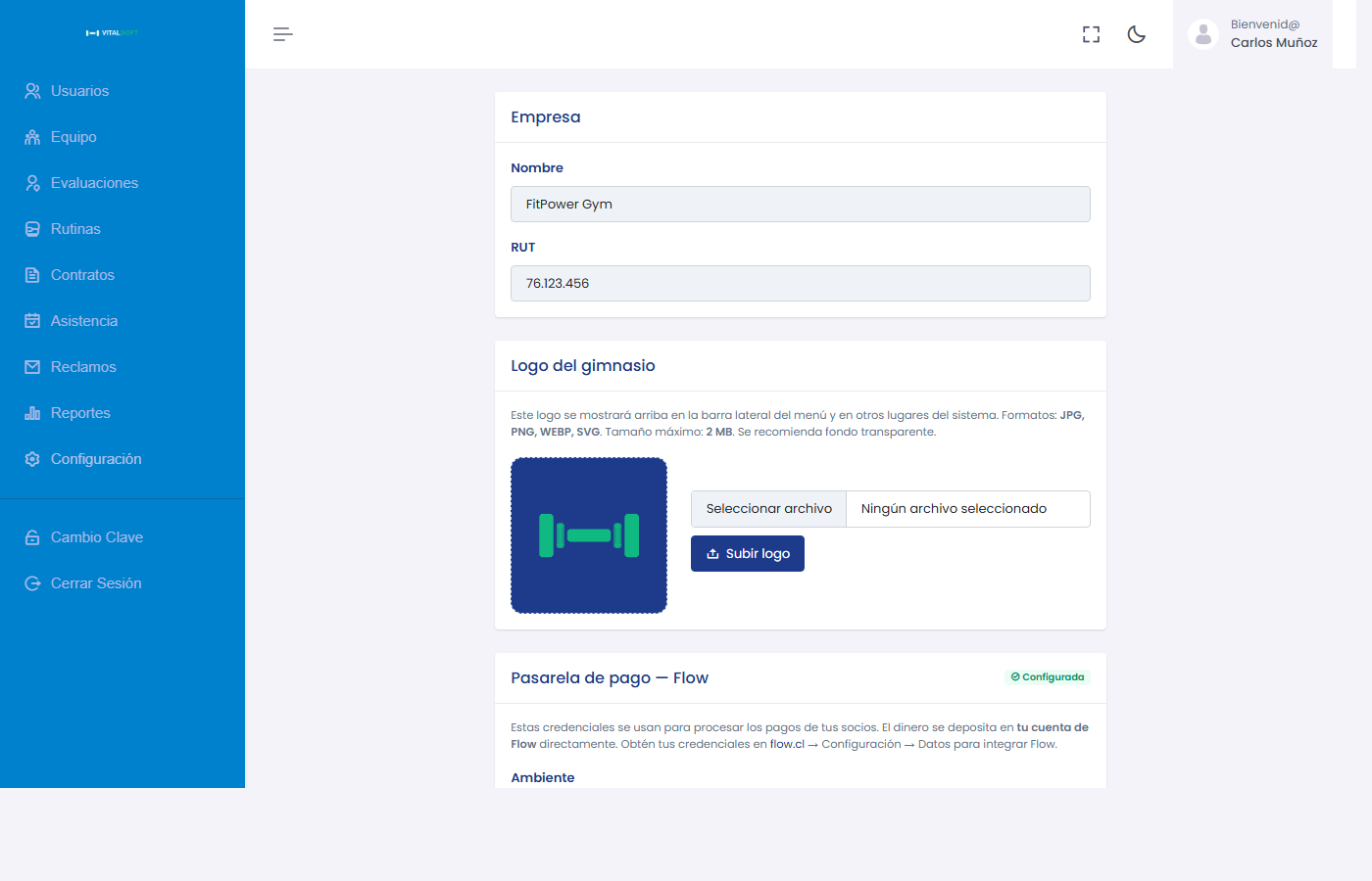 Configuración